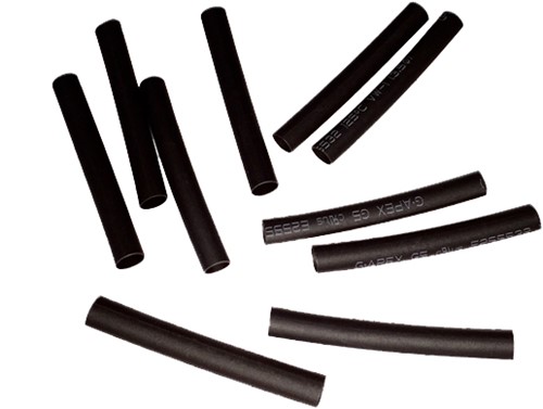 krimpkous 2.0mm x 40mm ZWART 10stuks