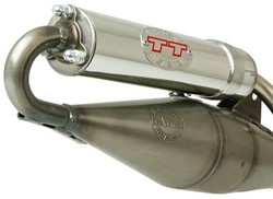 Uitlaat Leovince TT Piaggio Zip 2000 2t / Vespa Lx 50 2t / Piaggio Fly 2t / Piaggio Typhoon / Gilera Runner / Gilera Dna / Gilera Ice / Piaggio Nrg / Liberty 2t