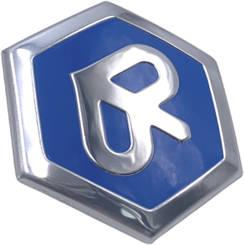 Logo Klik Voorscherm Piaggio Fly v.a 2012 / Liberty Rst / Piaggio Mp3 (Wiel logo) Origineel 1B003766 (klik systeem)-2