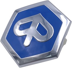 Logo Klik Voorscherm Piaggio Fly v.a 2012 / Liberty Rst / Piaggio Mp3 (Wiel logo) Origineel 1B003766 (klik systeem)