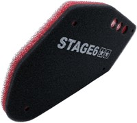Luchtfilter Element Stage6 Dubbellaags Aprilia RX50 Enduro / Aprilia SX50 SM / Derbi Senda R DRD / Derbi Senda SM X-Treme / Gilera SMT 50 / Gilera SMT 50 Racing S6-35097 - 40