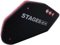 Luchtfilter Element Stage6 Dubbellaags Aprilia RX50 Enduro / Aprilia SX50 SM / Derbi Senda R DRD / Derbi Senda SM X-Treme / Gilera SMT 50 / Gilera SMT 50 Racing S6-35097 - 50