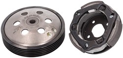 Koppeling Segment Malossi + Huis Delta Systeem Aprilia 2T / AGM 4T / Grand Retro 4T / Kymco 4T / Peugeot 2T / Peugeot 4T / Piaggio 2T / Piaggio 4T / China 4t / Baotian 4T / Gy6 107mm 5219120