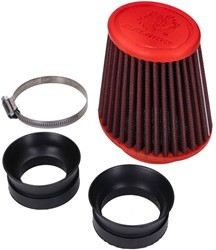 Luchtfilter Malossi E18 Lang Ø42 / Ø50 / Ø58.5mm Rood / Zwart 0417233