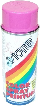 spuitbus motip hoogglans erika violet roze RAL 4003