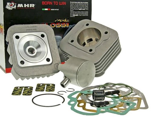 Cilinder 70cc Malossi MHR Aprilia 2T / Derbi 2T / Piaggio 2T / Gilera 2T / Vespa 2T / Italjet 2T Luchtgekoeld Gietijzer 318398