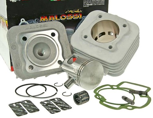 Cilinder 70cc Malossi MHR Replica Aprilia 2T / Derbi 2T / Piaggio 2T / Gilera 2T / Vespa 2T / Italjet 2T Luchtgekoeld Gietijzer 318463