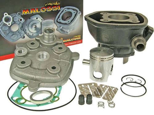 Cilinder Malossi + Kop 70cc Aprilia Rally 50 / Aprilia SR50 Racing / Benelli 491 Racing / Beta ARK 50 / Malaguti F12 Phantom 50 / MBK Nitro 50 / Yamaha Aerox 50 / Yamaha JogRR 50 / MBK Nitro Naked II
