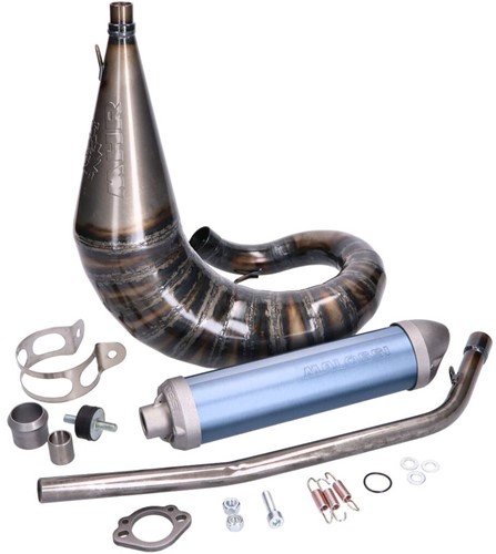 Uitlaat Malossi Derbi Senda vanaf 2006 Blank / Aluminium Malossi MHR 3211982