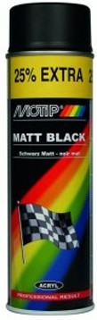 spuitbus motip zwart mat 500ml