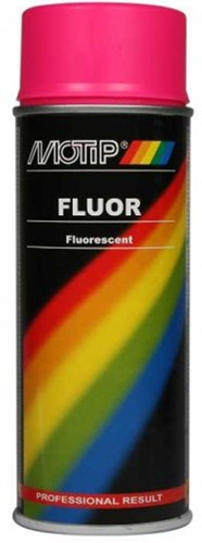 spuitbus motip fluorescerende lak roze 400ml