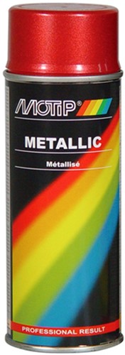 spuitbus motip metallic lak rood 400ml