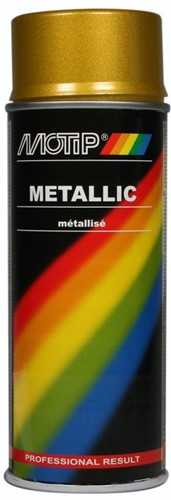 spuitbus motip metallic lak goud 400ml