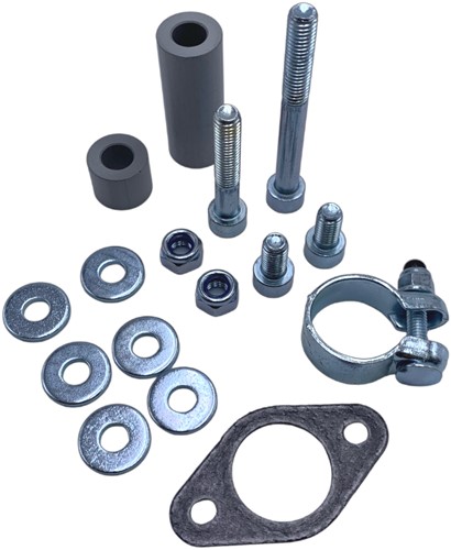 Montageplaat Uitlaat Steun Kymco 4t / Baotian 4t / China 4t / Btc 4t / Agm 4t / Znen 4t Universeel (Tecnigas Gp4) - 40