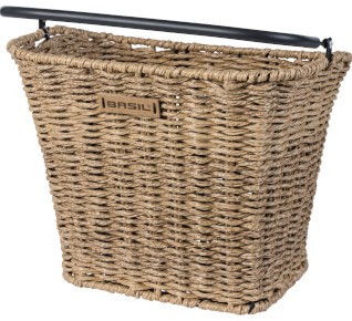 Fietsmand Basil mand Bremen rattan look KF 22L seagrass 34x25x26