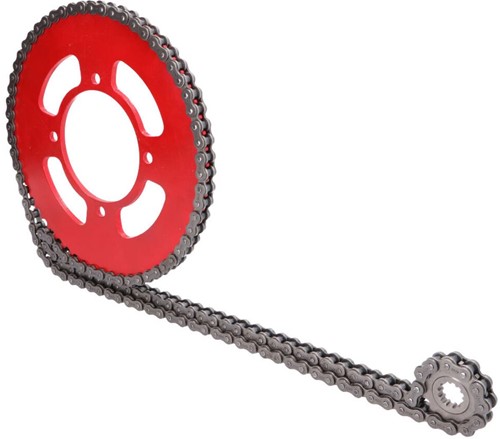Ketting & Tandwielen Set Rood 12/60T Beta RR 50 / Beta RR 50 Enduro / Beta RR 50 Motard Sport V.a 2018