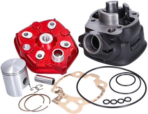 Cilinder MVT 50cc + Kop Aprilia RS50 / Aprilia RX50 / Beta ART Motard / Beta RR Enduro / Motorhispania Furia SM / Peugeot XP6 / Rieju MRX / Rieju MRT / Rieju RS3 / Rieju RS2 / Yamaha DT50R / Am6