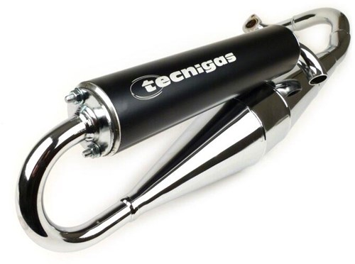 uitlaat tecnigas TGB bullet 50 RS - NEXT-R chroom
