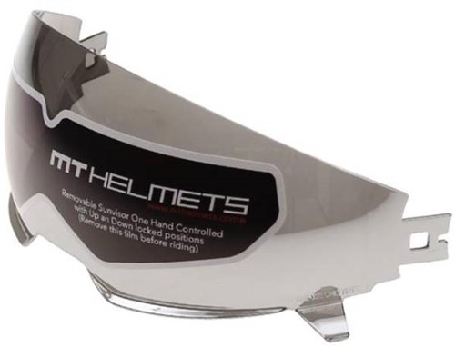 Vizier Mt Helmets Streetfighter - Zilver