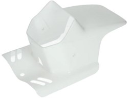 koplampspoiler vespa citta / puch maxi - vierkant wit