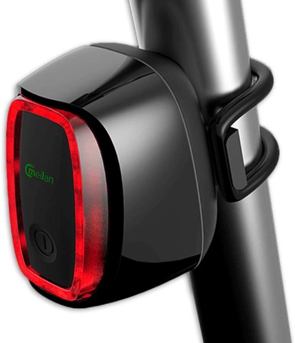 Fiets Achterlicht + Remlicht USB 25 LUX X6