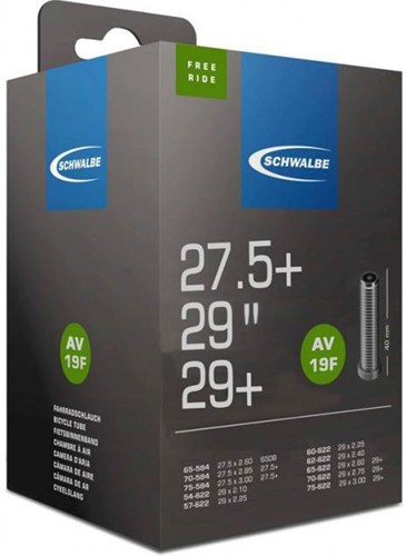 Fiets Binnenband Schwalbe AV19F TR4 Freeride Air Plus 27.5-29" / 54/75-584/622 - 40mm Autoventiel