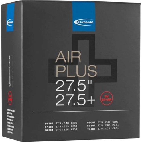 Fiets Binnenband Schwalbe SV21+AP Air Plus 27.5" / 54/70-584 - 40mm Fransventiel