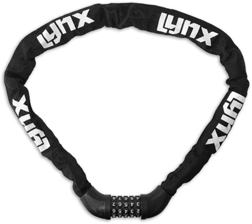 Cijfer Kettingslot Lynx 100 cm x 6mm Zwart