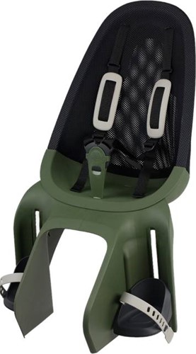 Kinderzitje Achter Qibbel Air Magic Green Framebevestiging 2 T/m 6 Jaar