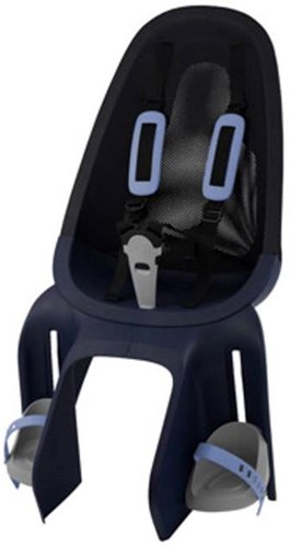 Kinderzitje Achter Qibbel Air Denim Bleu Dragerbevestiging 2 T/m 6 Jaar