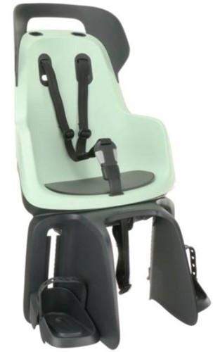 Kinderzitje achter Bobike Maxi Go Marshmallow Mint Dragerbevestiging