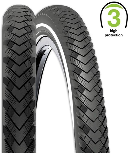 Fiets Buitenband Reway Conejo 03 28x1.75 (47-622) 700x45C Zwart [Type 3]