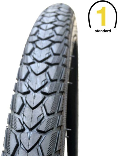 Fiets Buitenband ReXway Shopper 28x1 5/8 x 1 3/8 (37-622) 700x35C Zwart [Type 1]