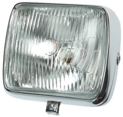 Koplamp Zundapp Vierkant Chroom