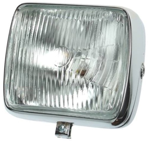 Koplamp Zundapp Vierkant Chroom