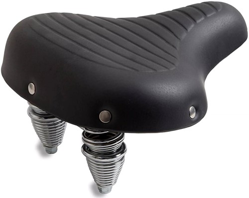 Fiets Zadel Zwart Cruiser Extra Soft 270x245mm