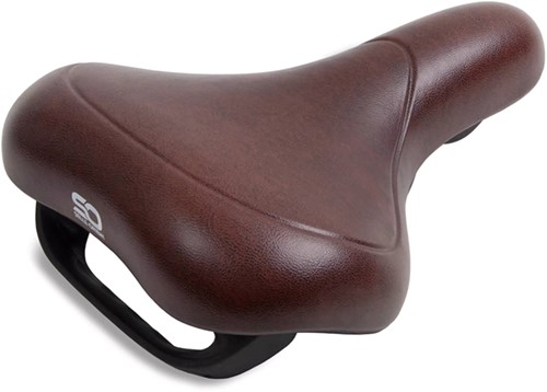 Selle Orient Fiets zadel E-comfort Bruin 260x214mm + Handgreep
