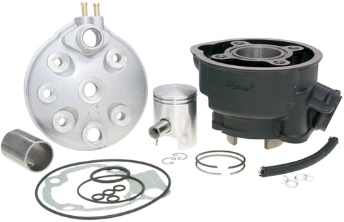 Cilinder Polini 50cc + Kop Aprilia RS50 / Aprilia RX50 / Beta ART Motard / Beta RR Enduro / Motorhispania Furia SM / Peugeot XP6 / Rieju MRX / Rieju MRT / Rieju RS3 / Rieju RS2 / Yamaha DT50R / Am6 13