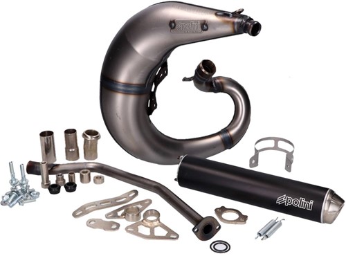 Uitlaat Polini Race voor Aprilia RX 50 / Aprilia Sx 50 / Derbi Senda 50 R / Derbi Senda DRD 50 X-treme / Derbi Senda R DRD Enduro / Senda SM Limited 
