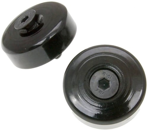 Stuurbalansgewicht Set voor Vespa Sprint / Prmavera / Vespa Gts 125 T/m 300 Zwart