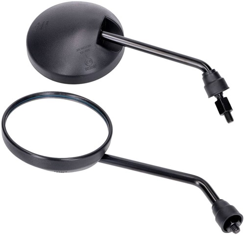 Spiegel Set NIU N1s Zwart - M8 Schroefdraad