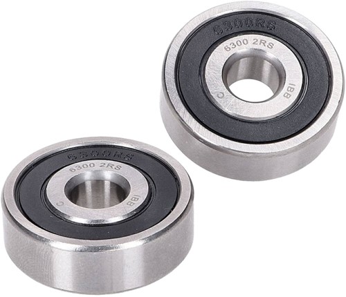 Wiellager Set voor AGM / Baotian / Adly / Benzhou / Kymco / MBK Booster / MBK Ovetto / Sym / Yamaha - Voorwiel - 6300 2Rs1 - 35x11x10mm