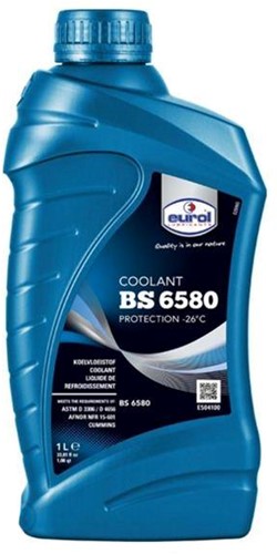 Koelvloeistof Eurol 1liter tot -26c BS6580