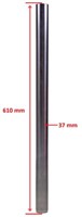 Voorvorkpoot Binnen Derbi Senda / Beta RR 50 / Rieju MRT 50 / Gilera RCR 50 / Peugeot XPS (Per stuk) 610x37mm - Paioli vork-2