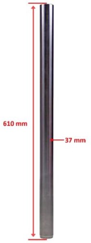 Voorvorkpoot Set Binnen Derbi Senda / Beta RR 50 / Rieju MRT 50 / Gilera RCR 50 / Peugeot XPS (Geleverd Als Set) 610x37mm - voor Paioli vork-2