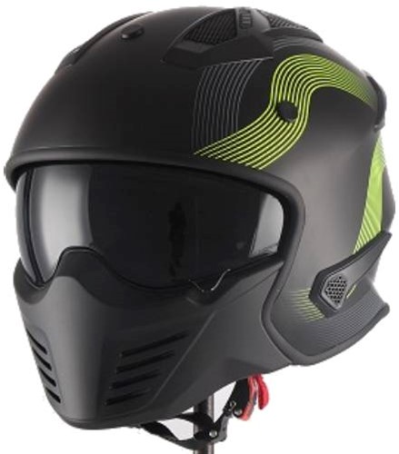 Helm Vito Bruzano - Kleur Mat Zwart Fluor - Maat XL