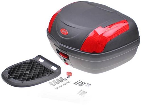 Topkoffer KXM Scooter 46L + Afneembaar Slede 