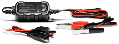 Acculader Malossi 6volt + 12volt 1.0A Universeel 4419240