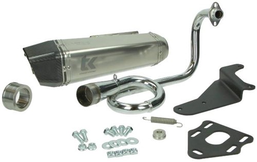 Uitlaat Turbokit GP Pro voor Euro2 Piaggio Zip 50 4T 2V