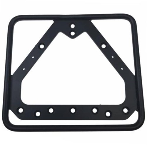 Kentekenplaat Houder Vierkant Metaal Zwart Classic Model